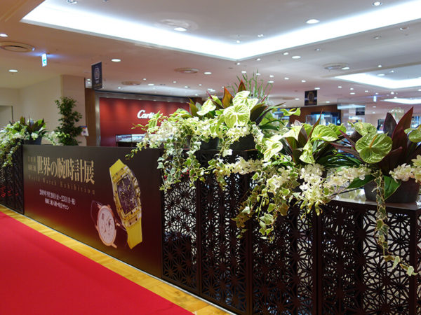 三越のイベント花
