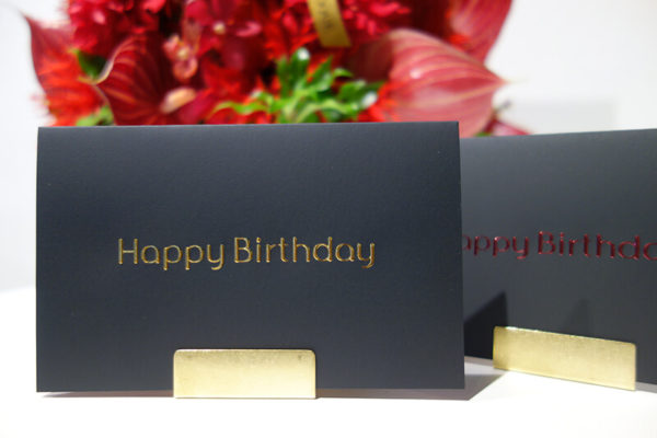 花屋のメッセージカード