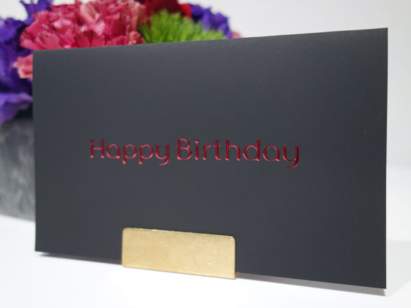 花屋のメッセージカード