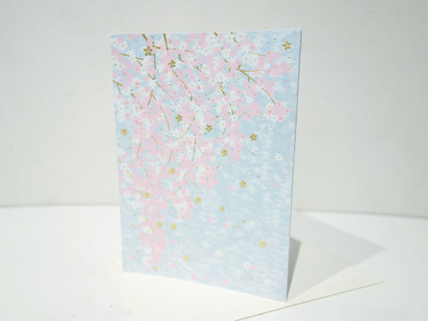 桜のメッセージカード